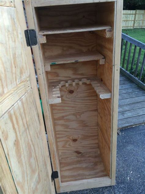 gun cabinet plans steel|homemade hidden gun cabinet plans.